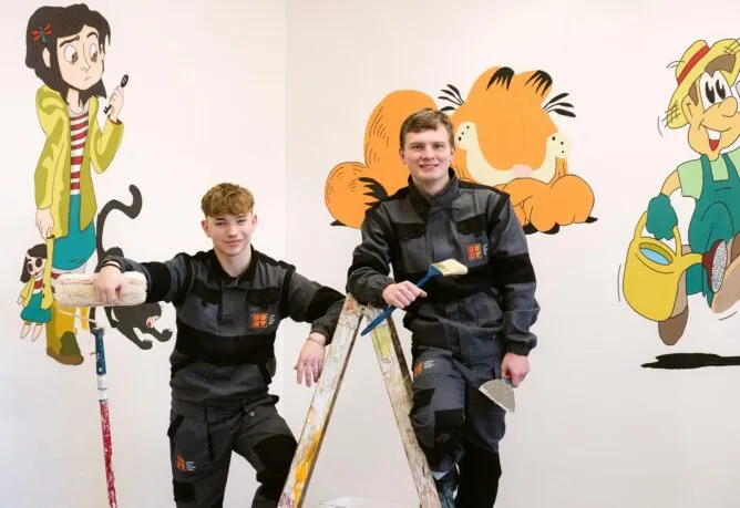 Oborné pracoviště - malířské práce - SŠ Stavební Třebíč