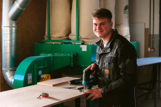 Odborné pracoviště - obor truhlář / tesař - SŠ Stavební Třebíč