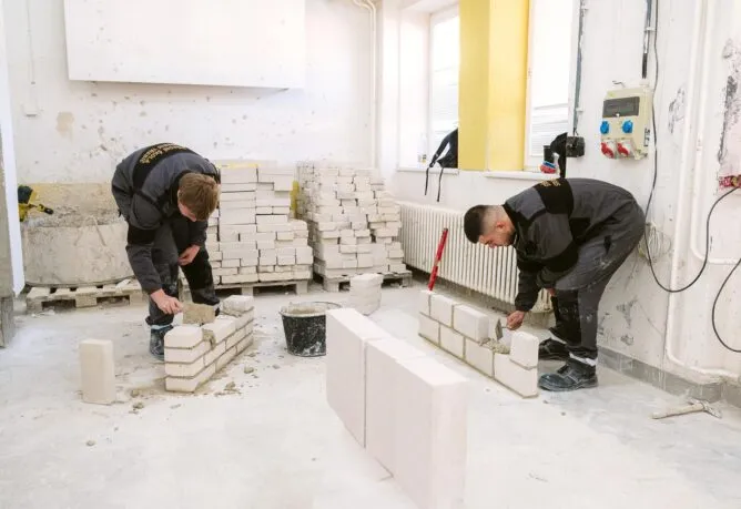 Oborné pracoviště - obor zedník - SŠ Stavební Třebíč