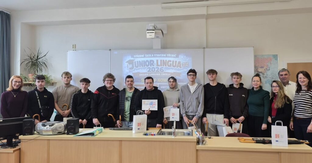 Známe vítěze Junior Lingua 2026 - SŠ Stavební Třebíč