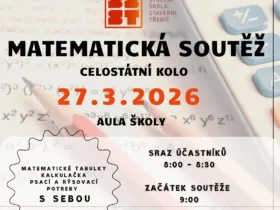 Celostátní kolo matematické soutěže na naší škole