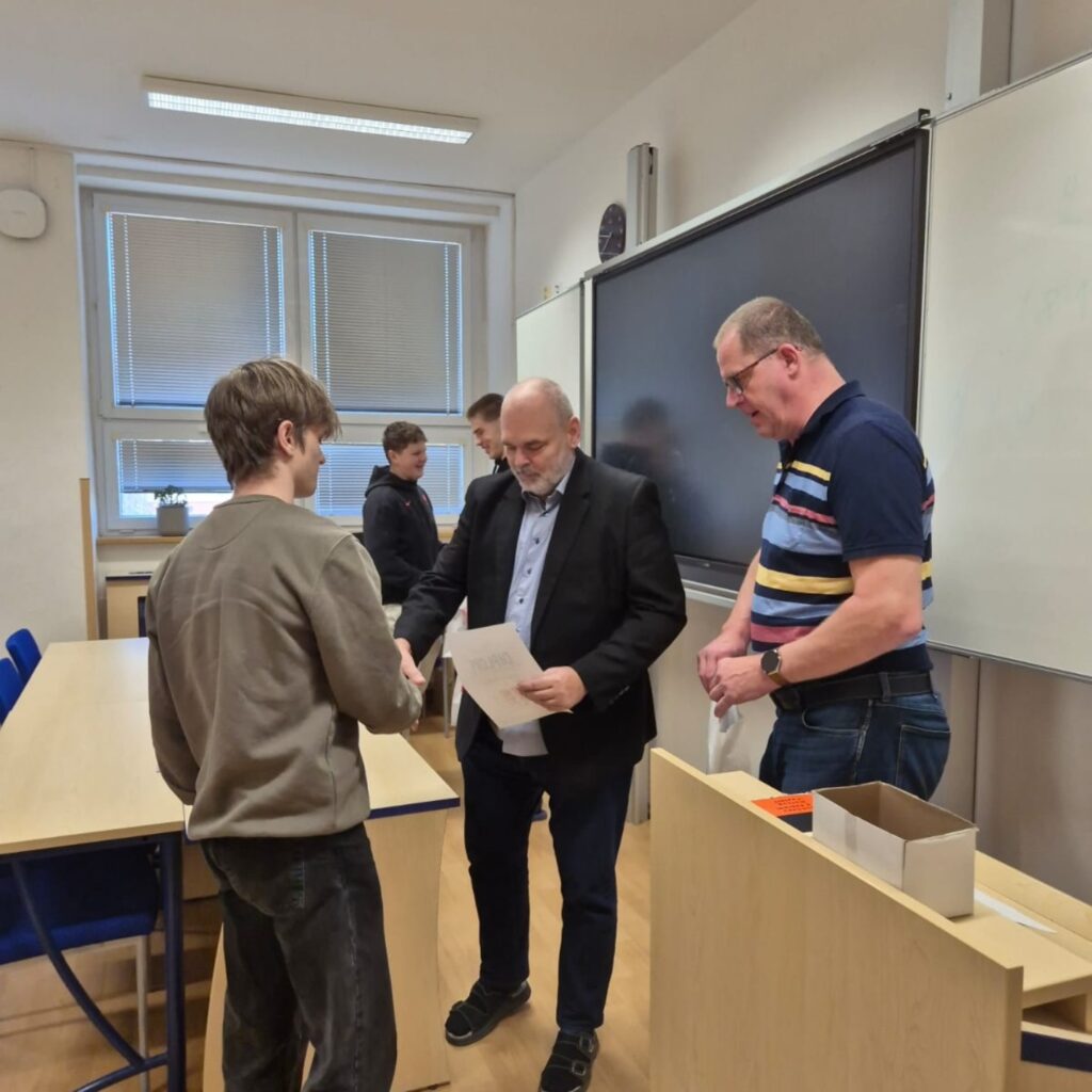 Úspěšní řešitelé školního kola Matematické soutěže 2026 - SŠ Stavební Třebíč