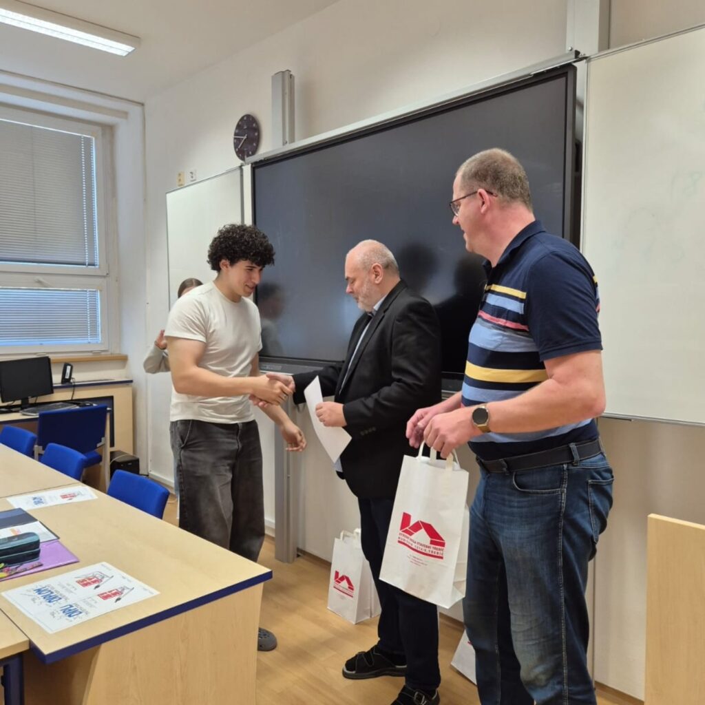 Úspěšní řešitelé školního kola Matematické soutěže 2026 - SŠ Stavební Třebíč