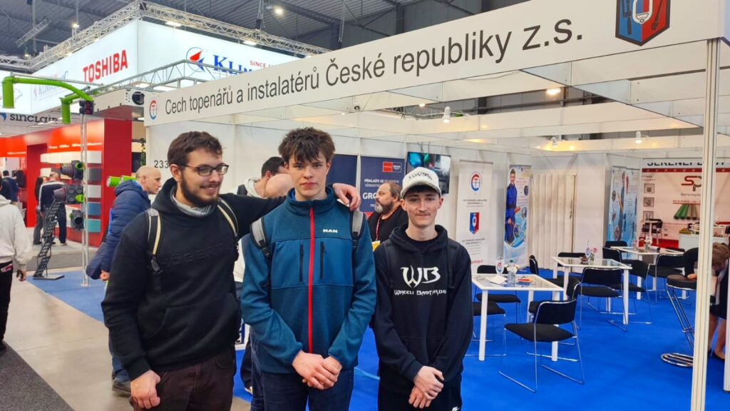 Instalatéři z I2 na Aquathermu - SŠ Stavební Třebíč