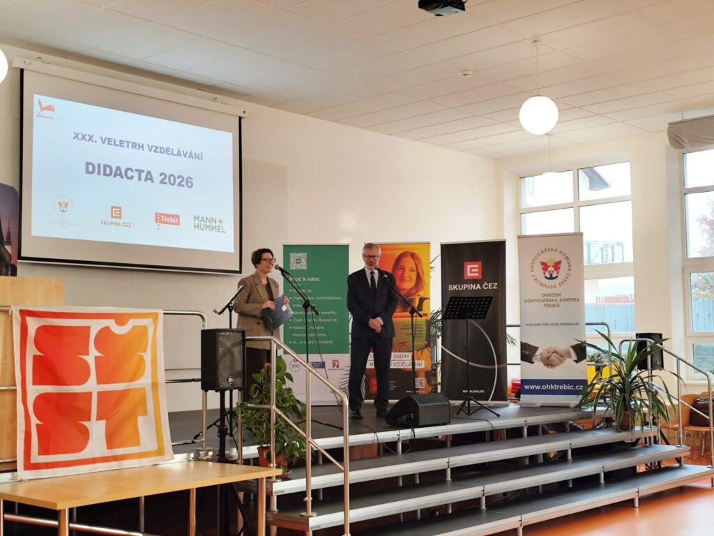 Veletrh vzdělávání Didacta 2026 a Den otevřených dveří přilákaly do naší školy řadu návštěvníků - SŠ Stavební Třebíč
